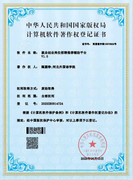 ���й���С��ɹ�||��ҵ��ҵ��λ��Ƹ�Ƽ�����ƽ̨V1.0&��ʦ������Ϣ����������V1.0